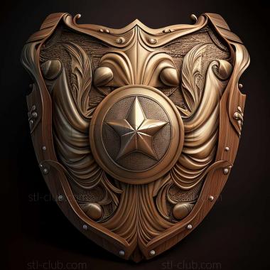 3D model shield (STL)